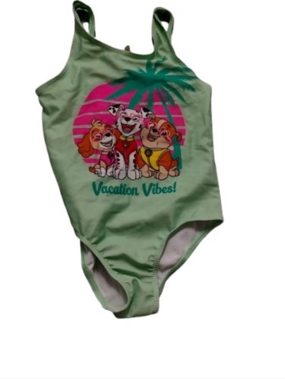 Paw Patrol Girls Graphic One Piece Swimsuit Sz 5T